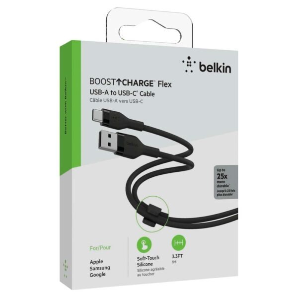 كابل Belkin BOOST CHARGE USB-A مع موصل Lightning بطول 1 متر