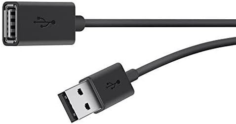 كابل وصلة USB 2.0 من بيلكن، سلك محول ذكر A الى انثى A، مقاس