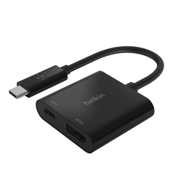 بلكن USB C الى VGA + محول شحن